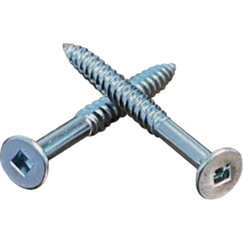 Flat SOC Wood Screws, #10 x 2" L, Zinc Plated Chandler Sales