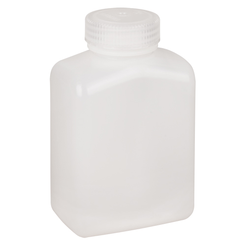 Easy-Grip Space-Saver Bottles, Rectangular, 16 oz., Plastic Chandler Sales