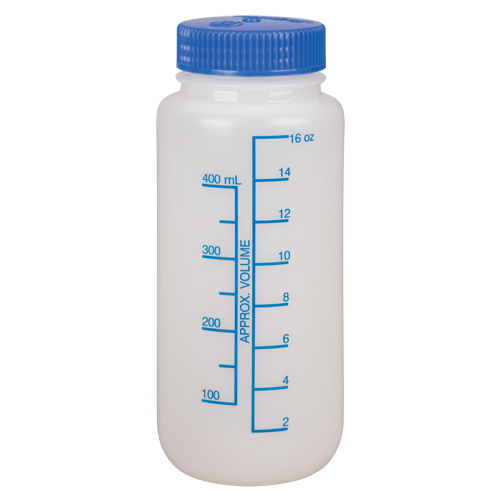 Wide-Mouth Bottles, Round, 16 oz., Plastic Chandler Sales