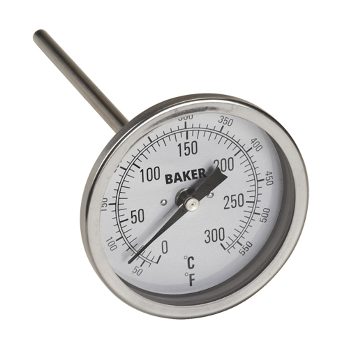 Bi-Metal Thermometers, Contact, Analogue, 50-550°F (0-260°C) Chandler Sales