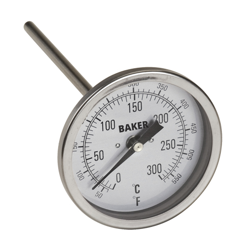 Bi-Metal Thermometers, Contact, Analogue, 50-550°F (0-260°C) Chandler Sales