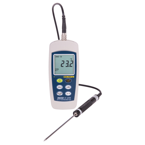 RTD Thermometer with ISO Certificate, Contact, Digital, -148-572°F (-100-300°C) Chandler Sales