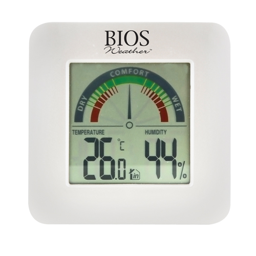 Indoor Hygrometers with BIOS Comfort Scale, Contact, Digital, -58-158°F (-50-70°C) Chandler Sales