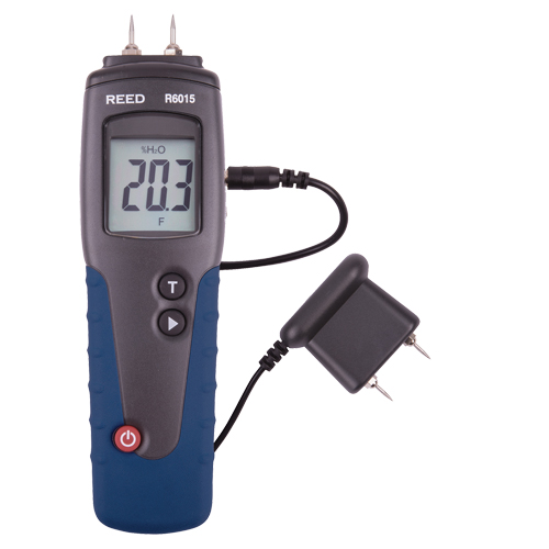Wood Moisture Meter with ISO Certificate, 6-99% Moisture Range, -31°-176°F (-35°-80°C) Temperature Range Chandler Sales