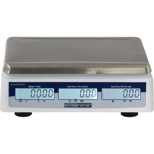 Balance &agrave; calcul de prix Integrator C30, Capacit&eacute; 60 lb / 30 kg, Graduations 0,02 lb / 0,005 kg Chandler Sales
