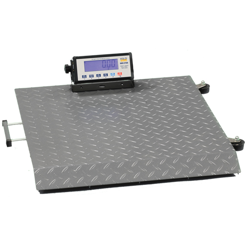 KWS CY-60 Platform Scale, 132 lbs. / 60 kg Capacity, 18" L x 18" W Chandler Sales