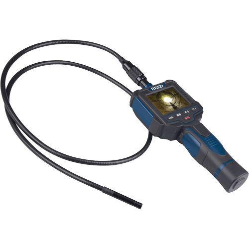 Recordable Borescope Inspection Camera, 2.5" Display, 640 x 480 pixels, 8 mm (0.31") Camera Head Chandler Sales