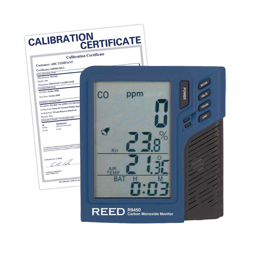 Carbon Monoxide Monitor with Temperature & Humidity (includes ISO Certificate) Chandler Sales