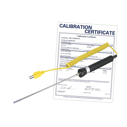 Air/Gas Thermocouple Probe with Calibration Certificate, 900 °C (1652°F) Max. Temp. Chandler Sales