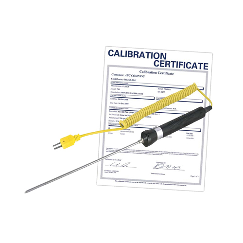 Needle Tip Thermocouple Probe with Calibration Certificate, 600 °C (1112°F) Max. Temp. Chandler Sales