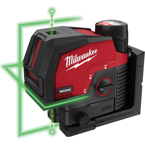 Ensemble de laser vert &agrave; lignes crois&eacute;es et points d'aplomb M12 Chandler Sales