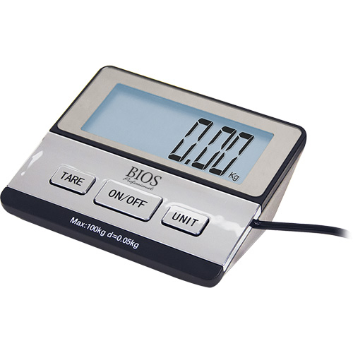 Digital Receiving Scale, 220 lbs. Cap., 1 lbs. Graduations Chandler Sales