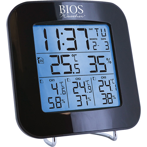 Wireless Weather Station with 3 Sensors, Non-Contact, Digital, 40-158°F (-40-70°C) Chandler Sales