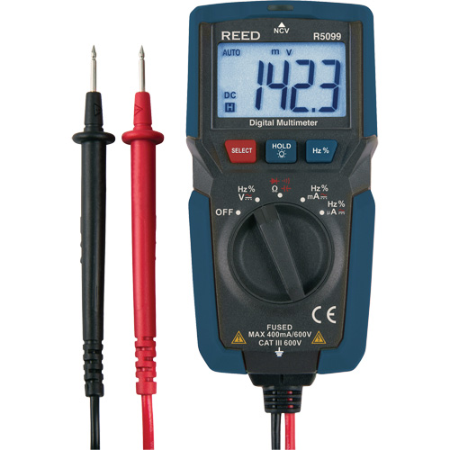 Multim&egrave;tre compact avec mesure de tension sans contact, Tension c.a./c.c., Courant c.a./c.c. Chandler Sales