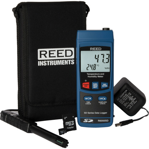 N&eacute;cessaire de thermo-hygrom&egrave;tre, 5% - 95% HR, 32°- 122° F ( 0° - 50° C ) Chandler Sales
