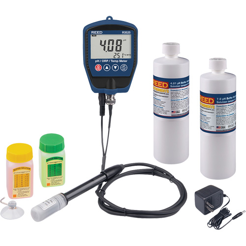 pH/mV Meter with Buffer Solution & Power Adapter Kit Chandler Sales