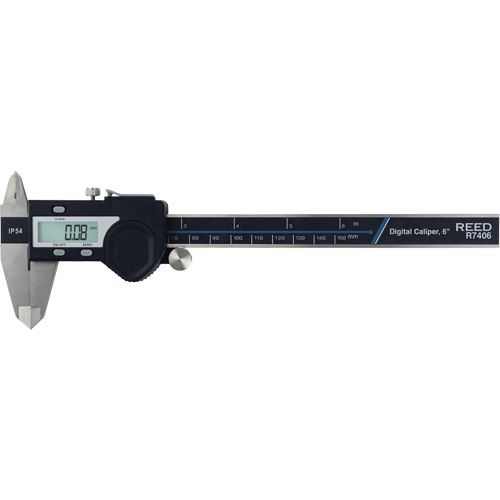 6" (150 mm) Digital Caliper, 0.0005" (0.01 mm) Resolution, 0" - 6" (0 mm - 150 mm) Range Chandler Sales