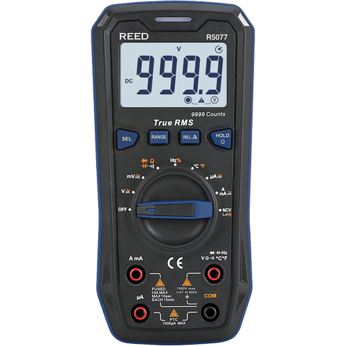 True RMS 1000V Digital Multimeter, AC/DC Voltage, AC/DC Current Chandler Sales