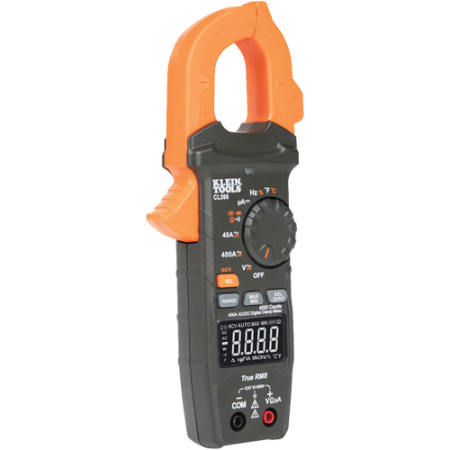 Digital Clamp Meter, TRMS Auto-Ranging 400 Amp, AC/DC Voltage, AC Current Chandler Sales