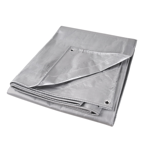 Tarp, Super Heavy-Duty, Silver, 10' x 8' x 12 mils Chandler Sales