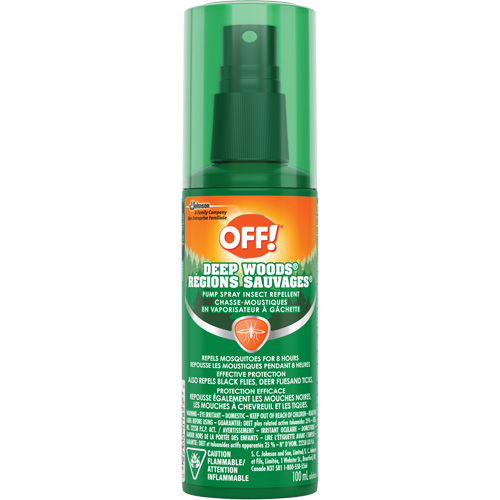 Insectifuge Off! R&eacute;gions sauvages, DEET &agrave; 25 %, Vaporisateur, 100 ml Chandler Sales