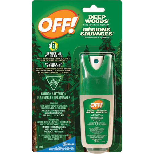 Insectifuge Off! R&eacute;gions sauvages, DEET &agrave; 25 %, Vaporisateur, 30 ml Chandler Sales