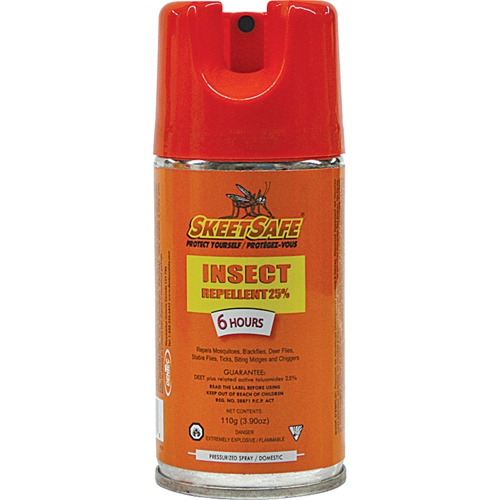 SkeetSafe&reg; Insect Repellent, 25% DEET, Aerosol, 3.9 oz. Chandler Sales