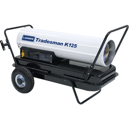 Radiateur &agrave; air puls&eacute; Tradesman, Soufflant, K&eacute;ros&egrave;ne, 125 000 BTU/H Chandler Sales
