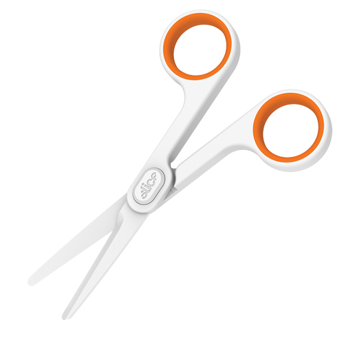 Slice Small Ceramic Scissors, 6", Rings Handle Chandler Sales