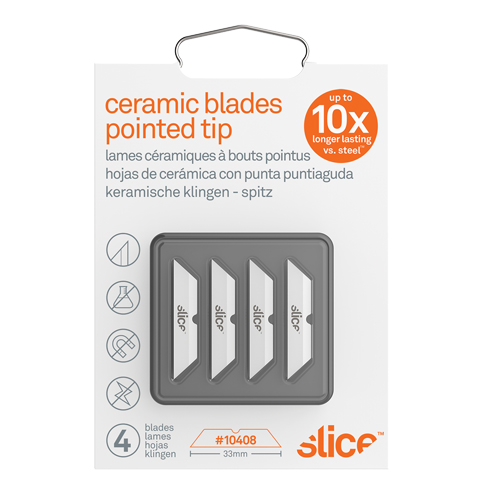 Slice Lames &agrave; bout pointu en c&eacute;ramique pour couteau pour boîte, Style Simple Chandler Sales