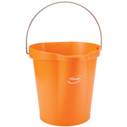 Food Hygiene Bucket, Tangerine, 3 US gal. Chandler Sales