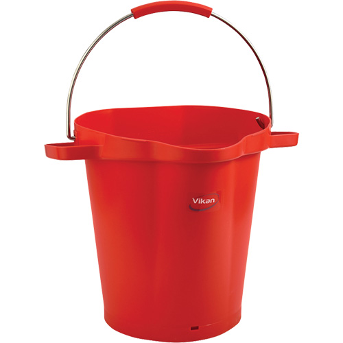Seau hygi&eacute;nique pour service alimentaire, Rouge, 5 gal. US Chandler Sales