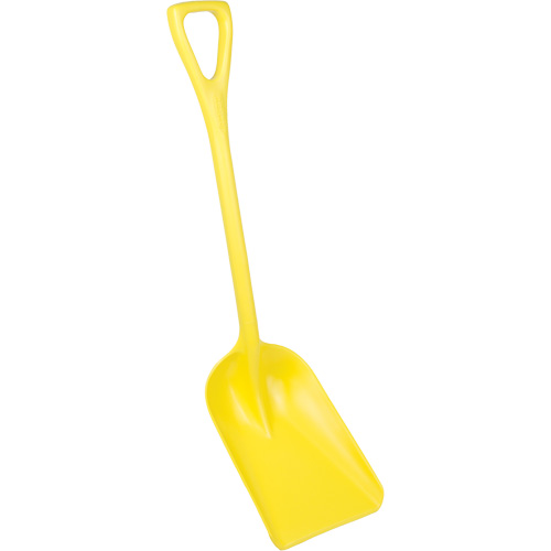 Pelle hygi&eacute;nique monopi&egrave;ce, Lame 10" x 6", Longueur de 37-1/2", Plastique, Jaune Chandler Sales