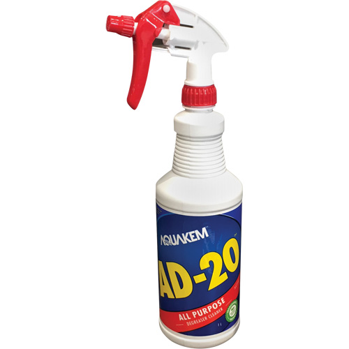 Nettoyant & d&eacute;graissant AD-20, Bouteille &agrave; g&acirc;chette Chandler Sales