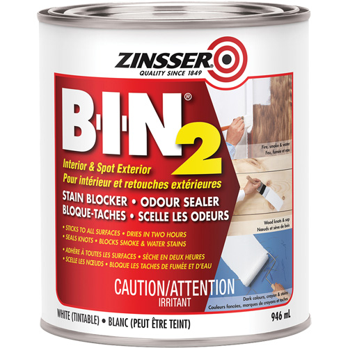 Appr&ecirc;t B-I-N 2, Blanc, Tr&egrave;s mat, 946 ml, Canette Chandler Sales