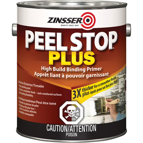 Couche primaire avec liant Plus High Build Peel Stop, 3,78 L, Gallon, Blanc Chandler Sales