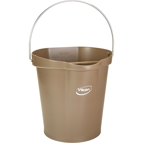 Food Hygiene Bucket, Brown, 3 US gal. Chandler Sales