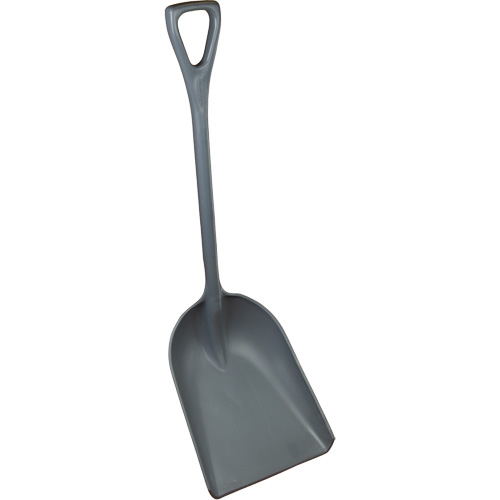 One-Piece Regrind Shovel, Plastic, Polypropylene Blade, D-Grip Handle, 25" Long Chandler Sales