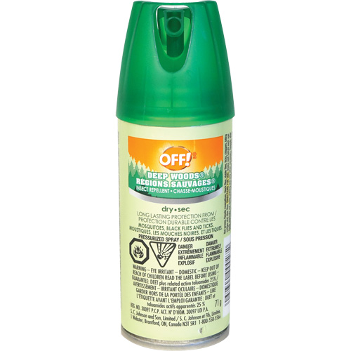 Insectifuge Off! R&eacute;gions sauvages, DEET &agrave; 25 %, Vaporisateur, 100 ml Chandler Sales
