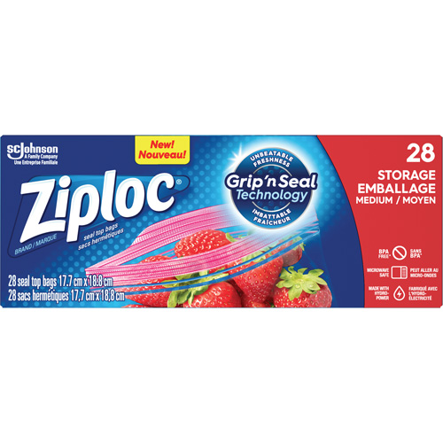 Sacs d'emballage Ziploc Chandler Sales