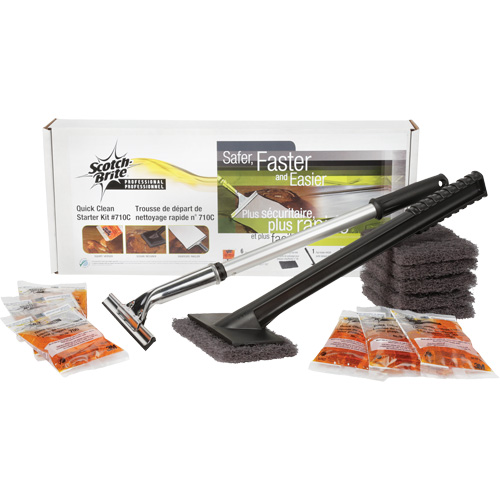 Scotch-Brite Quick Clean Griddle Cleaning System Starter Kit Chandler Sales