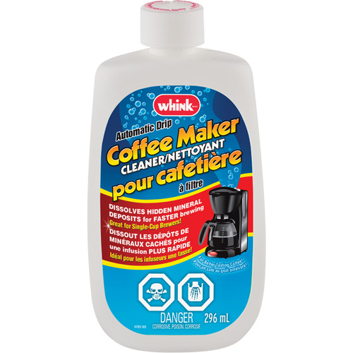 Nettoyant pour cafeti&egrave;re &agrave; filtre Whink, 296 ml, Bouteille Chandler Sales
