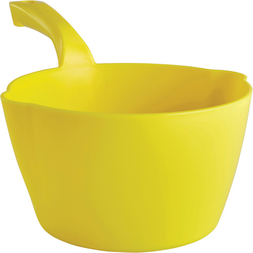 Pelle &agrave; main ronde, Plastique, Jaune, 64 oz Chandler Sales