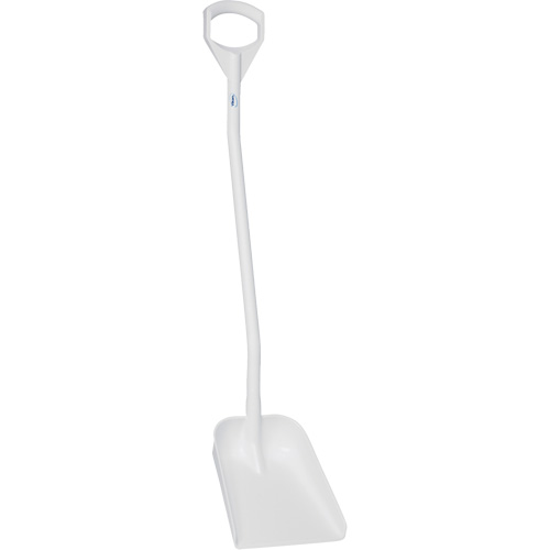Pelle ergonomique &agrave; lame r&eacute;duite, Longueur de 50", Plastique, Blanc Chandler Sales
