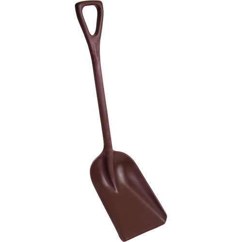 Pelle monobloc perceptible par d&eacute;tecteur de m&eacute;tal, Lame 10" x 14", Longueur de 37-1/2", Plastique, Rouge Chandler Sales