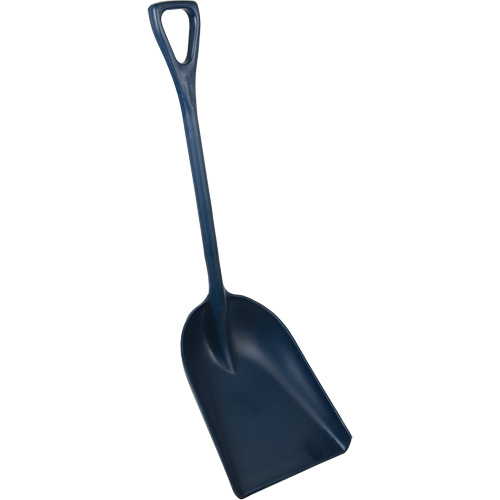Pelle monobloc perceptible par d&eacute;tecteur de m&eacute;tal, Lame 13-3/4" x 17", Longueur de 42-1/2", Plastique, Bleu Chandler Sales
