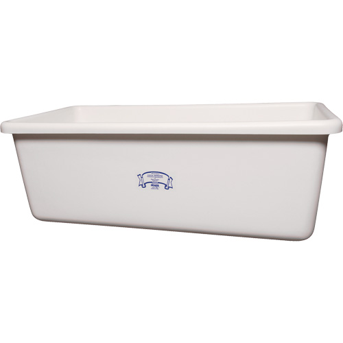 Transport Storage Tub, Plastic, White Chandler Sales