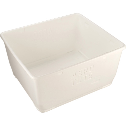 Bac Aero-Tote avec vidange, Plastique, Blanc Chandler Sales
