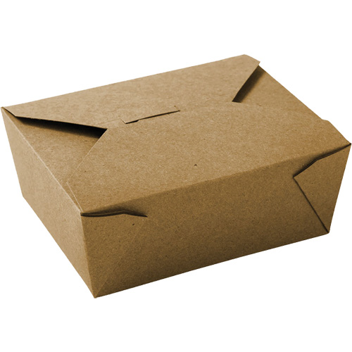 Contenants pour aliments &agrave; emporter Kraft, Ondul&eacute;, Rectangulaire Chandler Sales