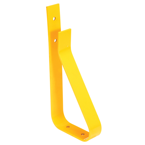 Rail Post, Steel, 10-3/4" L x 24" H, Yellow Chandler Sales